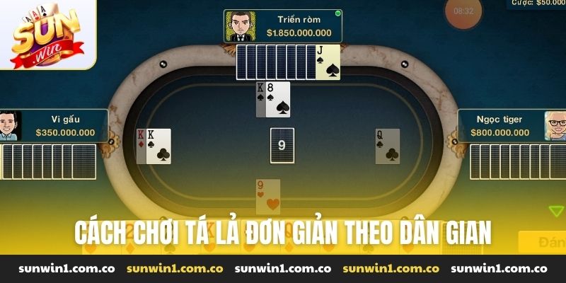 Cách chơi tá lả theo quy tắc dân gian