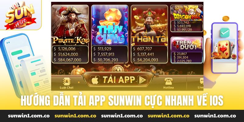 Hướng dẫn tải app Sunwin cực nhanh về iOS